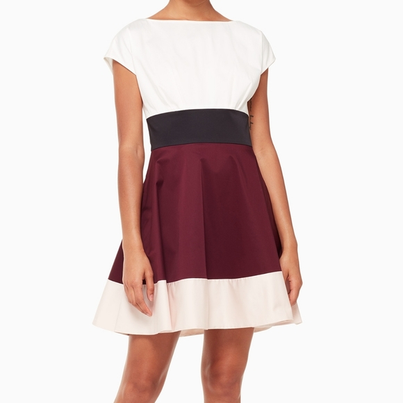 kate spade Dresses & Skirts - KATE SPADE colorblock FIT & FLARE fiorella dress